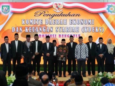 Pengukuhan KDEKS Bengkulu Dihadiri Wakil Presiden Ma'ruf Amin