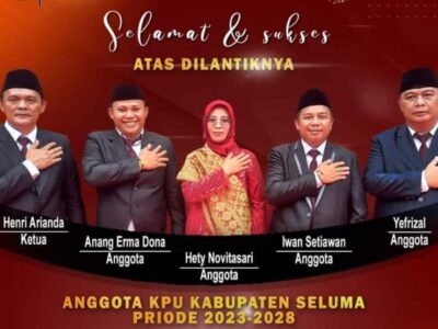 Ini Struktur Lengkap KPU Seluma, Henri Arianda Jabat Ketua