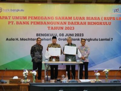 RUPSLB: Jufrizal Eka Putra Ditunjuk Jabat Plt. Dirut Bank Bengkulu