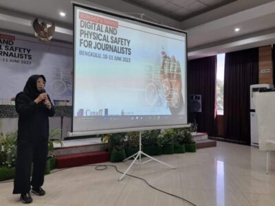 AJI Bengkulu Gelar Training Keselamatan Digital dan Fisik untuk Wartawan