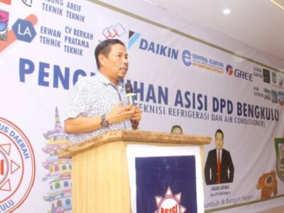 Usin Sembiring Hadiri Pengukuhan ASISI: Ini Peluang Jadi Teknisi AC di Bengkulu