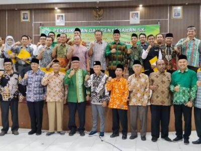 Resmi Dikukuhkan, LHKP Muhammadiyah Bengkulu Siap Kawal Pemilu 2024