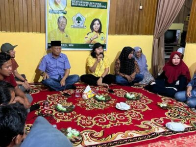 Silaturahmi ke Warga Teluk Sepang, Bacaleg Golkar Dibanjiri Aspirasi Warga
