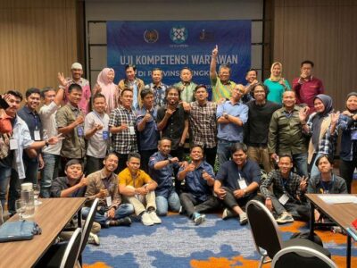 Dewan Pers Bersama PWI dan IJTI Bengkulu Gelar Uji Kompetensi Wartawan