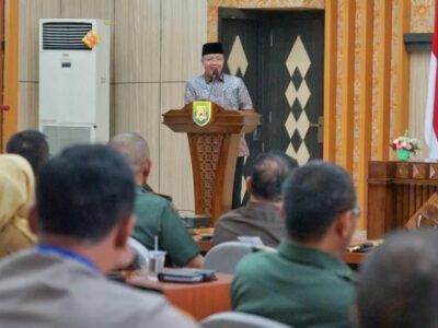 Gubernur Rohidin Paparkan Potensi Bengkulu Dihadapan Tim SSDN PPSA Lemhannas RI 