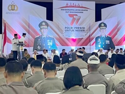 Jelang HUT Bhayangkara ke-77, Wagub Rosjosnyah Ikuti Doa Bersama Lintas Agama