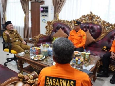 Sekda Hamka Sabri Terima Kunjungan Kepala Basarnas Provinsi Bengkulu