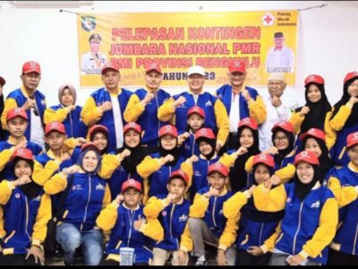 Gubernur Lepas Kontingen Bengkulu Ikuti Jumbara PMR Tingkat Nasional