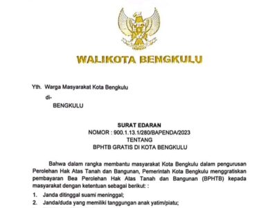 Kebijakan Wali Kota Helmi Terkait Penggratisan BPHTB Dirasakan Masyarakat