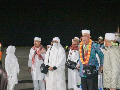 391 Jemaah Haji Kloter Pertama Tiba di Bengkulu