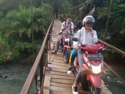Jembatan Gantung Desa Talang Giring Rusak Parah, Ketua DPRD: Sudah Dianggarkan tapi Pemda Belum Setuju