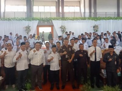 93 Kades Tandatangani Nota Kerjasama dengan Kejari Lebong
