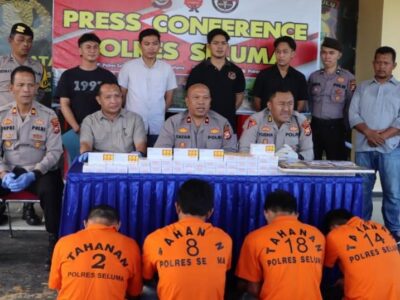 Ops Antik Nala Polres Seluma Sukses Amankan 4 Tersangka Kasus Narkoba