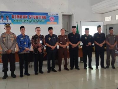 Gelar Rembuk, Pemda Kaur Kejar Target Penurunan Angka Prevalensi Stunting 9 Persen