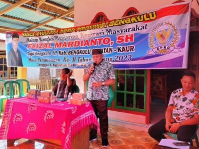 Kembali Gelar Reses, Faizal Mardianto Jaring Aspirasi Masyarakat