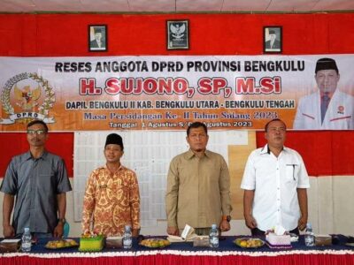 Kembali Gelar Reses, Sujono Siap Perjuangkan Aspirasi Konstituen
