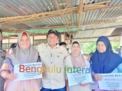 Sebanyak 34 KPM Desa Talang Donok I Terima BLT Sebesar Rp900 Ribu