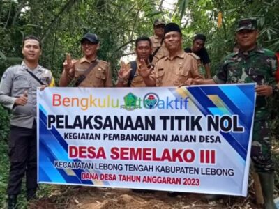 Permudah Akses Tani, Pemdes Semelako III Bangun JUT Sepanjang 272 Meter