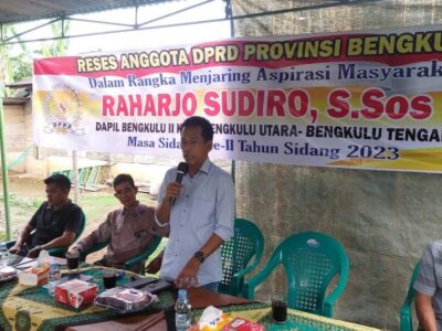 Raharjo Sudiro Catat 2 Poin Penting akan Disampaikan di Laporan Akhir Reses