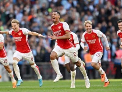 Menang Dramatis Atas City, Arsenal Juara Community Shield 2023