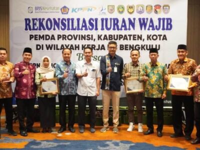 Pemprov Bengkulu Raih 2 Penghargaan dari BPJS Kesehatan