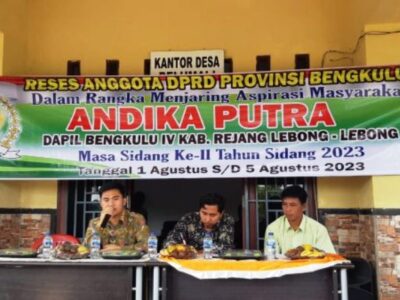 Gelar Reses, Andika Putra Siap Perjuangkan Aspirasi Konstituen