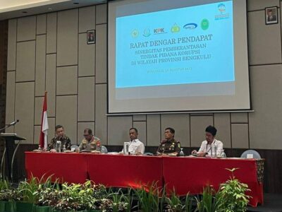 Kajati Bengkulu Tekankan Sinergitas dalam Upaya Pemberantasan Korupsi