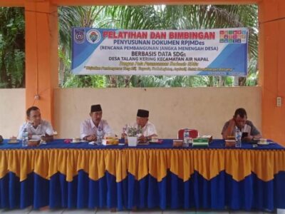 Pemdes Suka Jaya Kaur Gelar Pembekalan Petugas Pendata SDGS Desa Tahun 2023