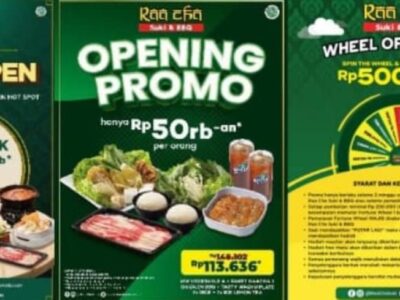 Raa Cha Sajian Khas Thailand Hadir di Bengkulu, Nikmati Promo Menarik dan Dapatkan Merchandise