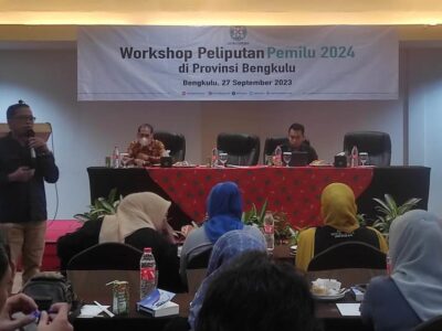 Dewan Pers Gelar Workshop Peliputan Pemilu di Bengkulu
