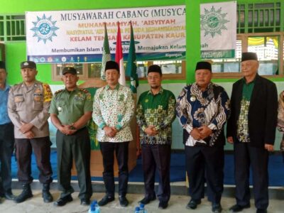 Plt Bupati Kaur Herlian Muchrim Hadiri Muscab Muhammadiyah Kelam Tengah