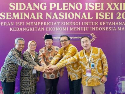 ISEI Ungkap Lima Tantangan Ekonomi Nasional dan Daerah di Masa Depan