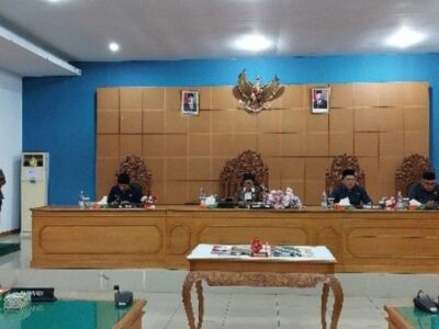 DPRD BU Gelar Rapat Paripurna Bahas Laporan Banggar Terkait KUPA PPAS Tahun 2023