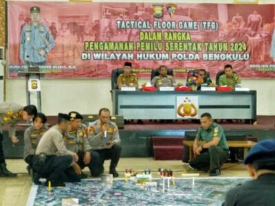 Pemprov Apresiasi Polda Bengkulu Gelar Simulasi Pengamanan Pemilu 2024