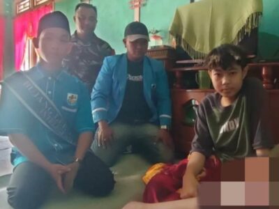 Momen KNPI Lebong Salurkan Donasi untuk Penderita Kanker, Orang Tua Berharap Ada Donatur Lain