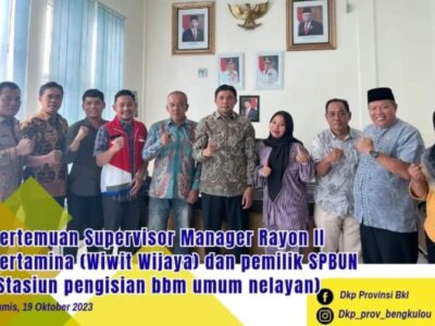 Permudah Nelayan Peroleh BBM, Kadis DKP Bahas SPBN dengan Rayon II Pertamina