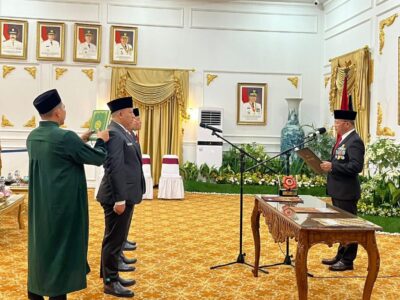 Resmi Dilantik, 3 Pejabat Eselon II Pemprov Bengkulu Diminta Segera Bangun Relasi