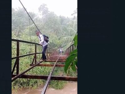 Kementrian PUPR Ambil Alih Pembagunan Jembatan Rusak di Desa Simpang Seluma