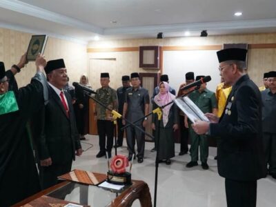 Sekda Isnan Fajri Lantik Kepala BPKAD: Kapabilitas Haryadi Teruji