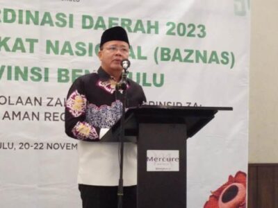 Hadir di Rakorda Baznas 2023, Gubernur Rohidin Ingatkan Optimalisasi Program Zakat