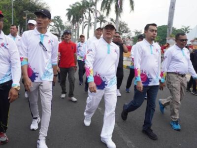 Semarak HUT Ke-55 Provinsi Bengkulu dan RBTV, Jalan Santai Dapat Hadiah