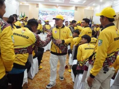 Ini Pesan Gubernur Rohidin Usai Lepas Kontingen Bengkulu Menuju PORWIL XI Sumatera