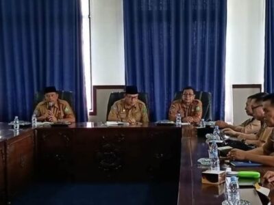 Sekda dan SKPD Gelar Rapat Pematangan Kegiatan HUT Lebong Ke-20