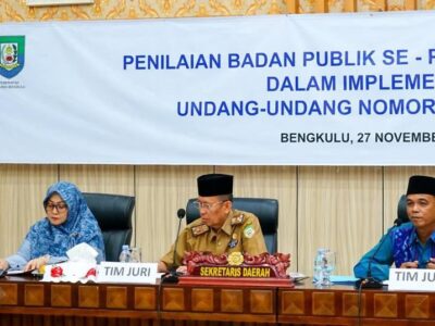 OPD Pemprov Bengkulu Ikuti Penilaian Penerapan Keterbukaan Informasi  Publik