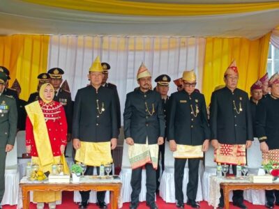 Pimpinan DPRD Provinsi Bengkulu Ikuti Upacara HUT Provinsi Bengkulu ke-55