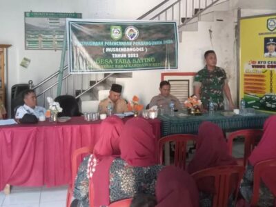 Songsong Pembangunan Tahun 2024, Desa Taba Sating Kepahiang Gelar Musrembang