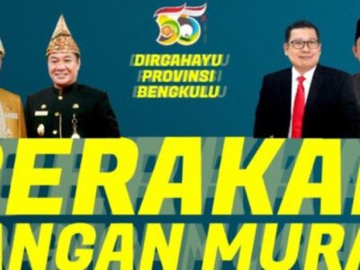 Bazar UMKM dan Pasar Murah Meriahkan HUT ke-55 Provinsi Bengkulu