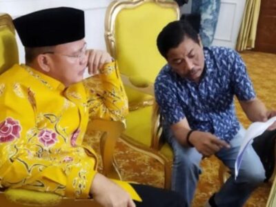 Usin Sembiring Damping Audiensi Kader Lingkungan dengan Gubenur Rohidin