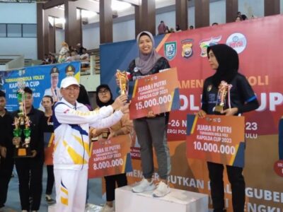 Tim Voli Kota Bengkulu dan Bengkulu Utara Raih Piala Gubernur Rohidin