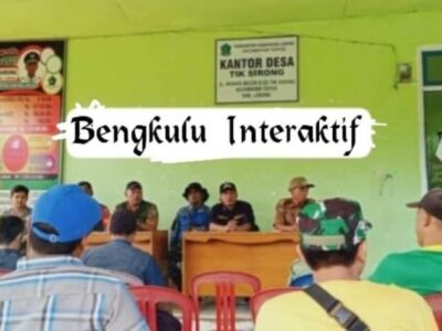 Pemdes Tik Sirong Laksanakan Titik Nol Rabat Beton Jalan Usaha Tani
